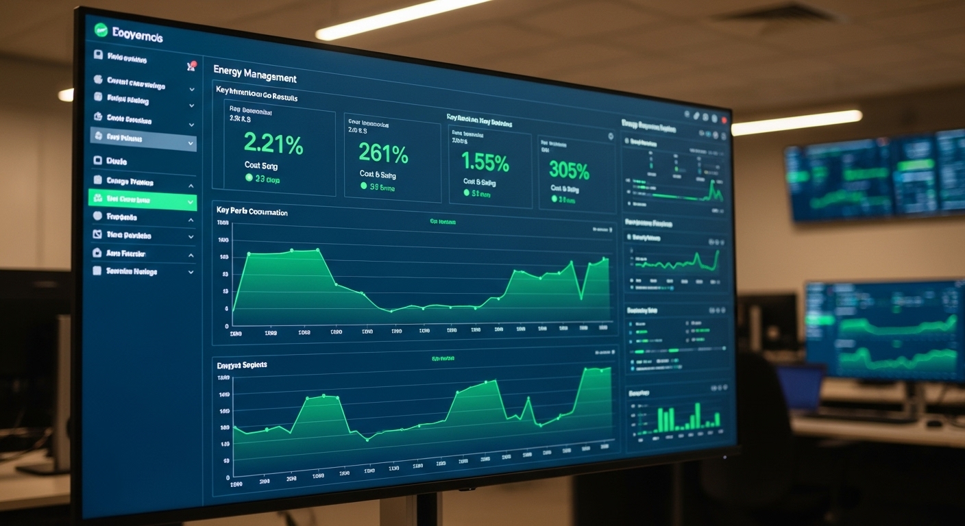 Energy-Management-Dashboard mit Cashback-Kurven